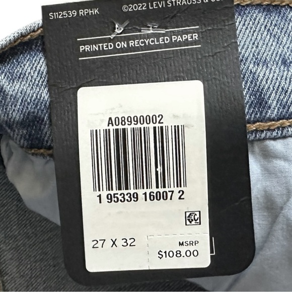 Levi’s 70s High Flare Jeans Women’s 27 x 32 Medium Wash Ultra High Rise NWT - Picture 9 of 12